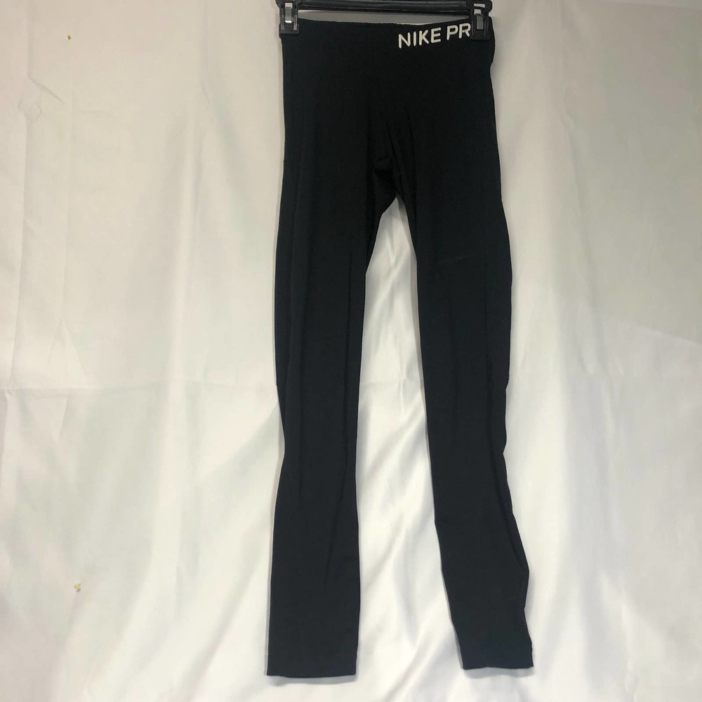 Nike Pro Athletic Leggings S Black Excellent Condition